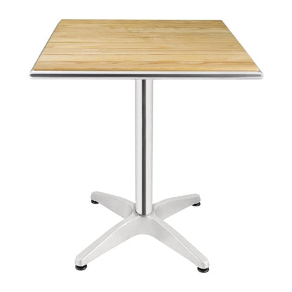 Bolero Ash Top Table Square 600mm (Single) u430