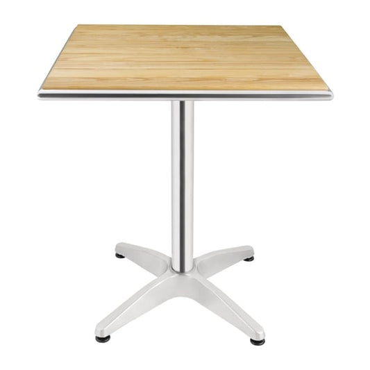 Bolero Ash Top Table Square 600mm (Single) u430
