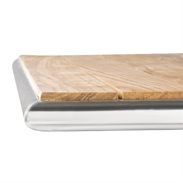 Bolero Ash Top Table Square 600mm (Single) u430