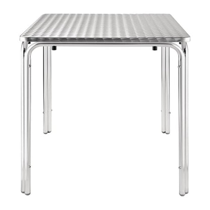 Bolero Square Stacking Table Stainless Steel 700mm u505