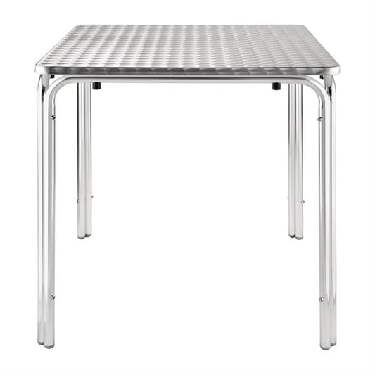 Bolero Square Stacking Table Stainless Steel 700mm u505