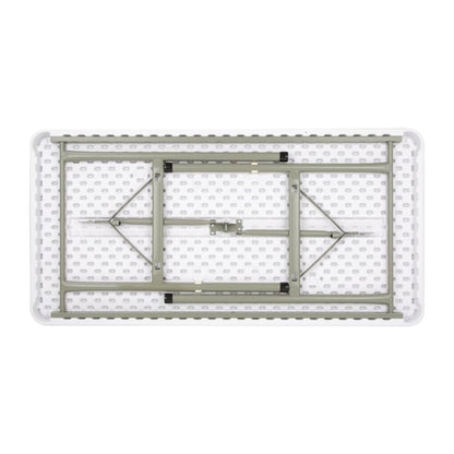Bolero PE Rectangular Folding Table White 4ft (Single) u543