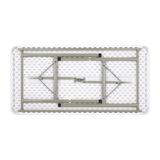 Bolero PE Rectangular Folding Table White 4ft (Single) u543