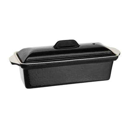 Vogue Cast Iron Pate Terrine Mould Black 1.3Ltr u559