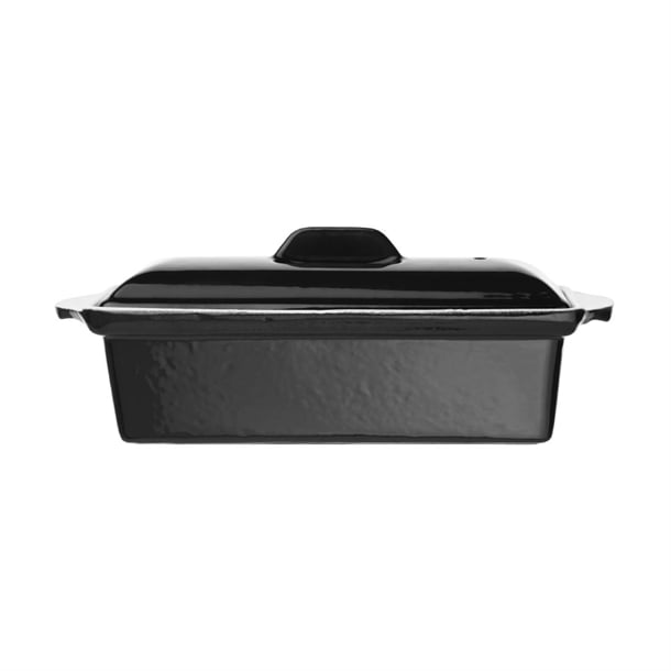 Vogue Cast Iron Pate Terrine Mould Black 1.3Ltr u559