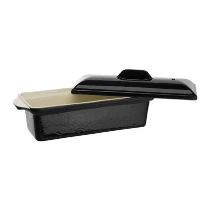 Vogue Cast Iron Pate Terrine Mould Black 1.3Ltr u559