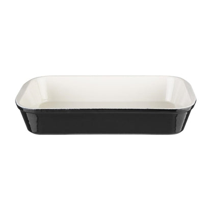 Vogue Cast Iron Roasting Dish Black 3Ltr u571