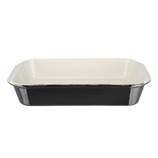 Vogue Cast Iron Roasting Dish Black 5Ltr u572