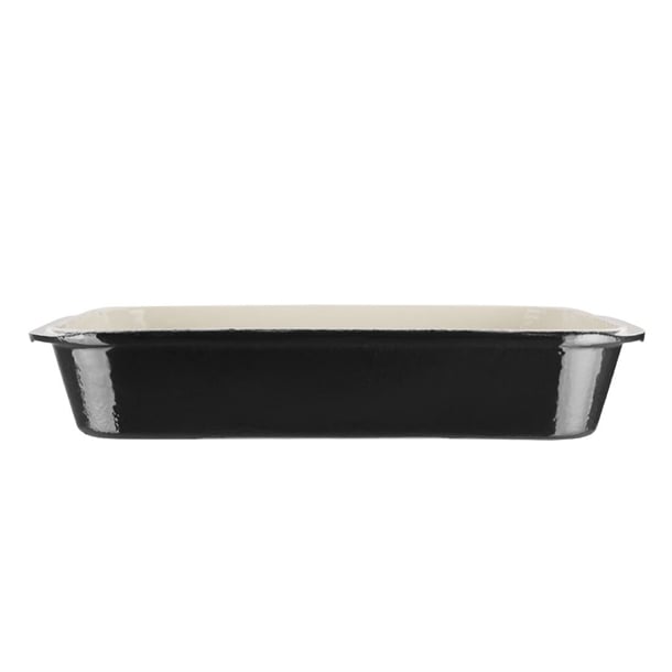 Vogue Cast Iron Roasting Dish Black 5Ltr u572