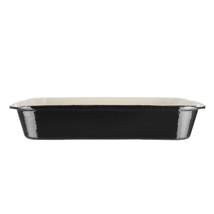 Vogue Cast Iron Roasting Dish Black 5Ltr u572
