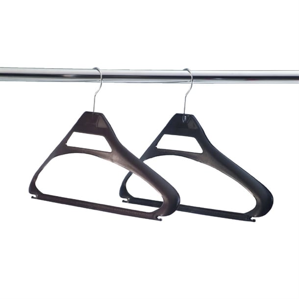 Black Polypropylene Hangers (100 Pack) u599