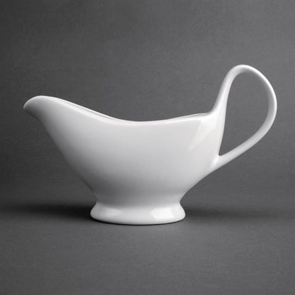 Olympia Whiteware Gravy Boats 340ml (6 Pack) u831