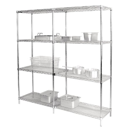 Vogue Chrome Wire Shelves 1220x457mm (2 Pack) u890
