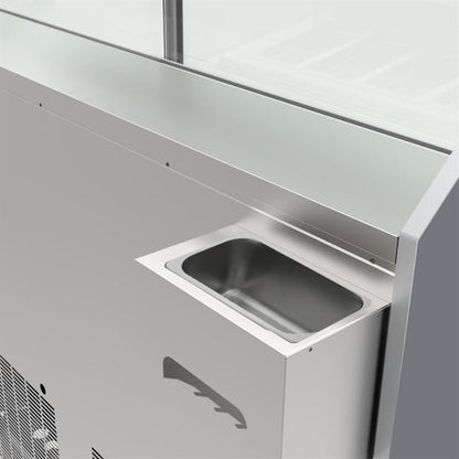 Polar U-Series 6 Pan Ice Cream Serve Over Cabinet Freezer ua058