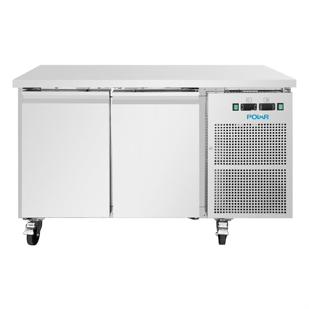 Polar U-Series Double Door Counter Fridge/Freezer 124Ltr ua086