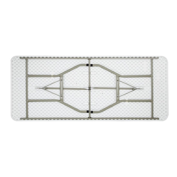 Bolero Rectangular Folding Table 6ft White uu579