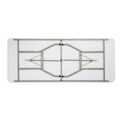 Bolero Rectangular Folding Table 6ft White uu579