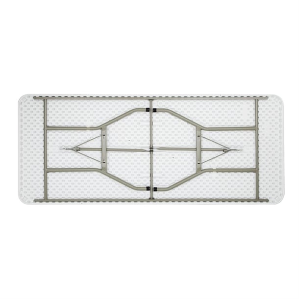 Bolero Rectangular Folding Table 6ft White uu579