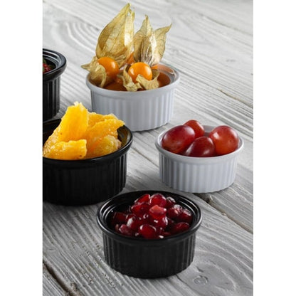 Steelite Must Haves Melamine Ramekins Black 120ml (12 Pack) v290