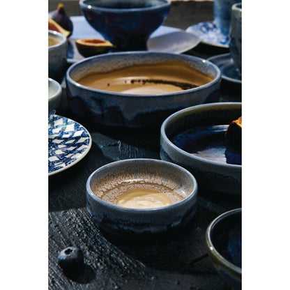 Steelite Aurora Revolution Bluestone Round Stacking Trays 75mm (12 Pack) vv2460