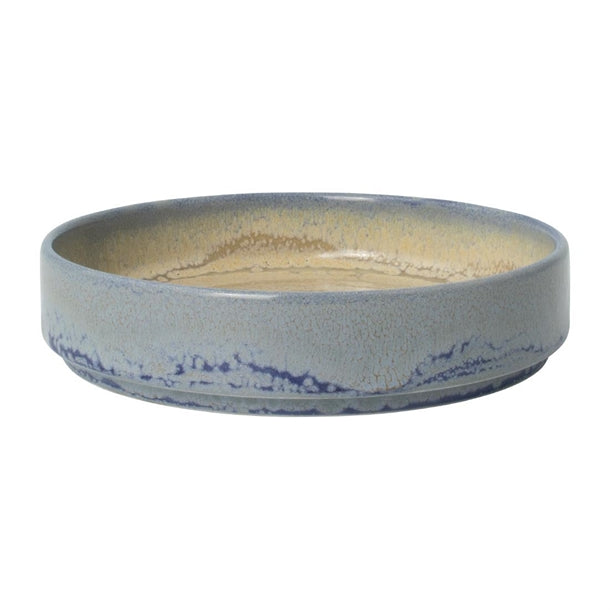 Steelite Aurora Revolution Bluestone Round Stacking Trays 135mm (12 Pack) vv2458