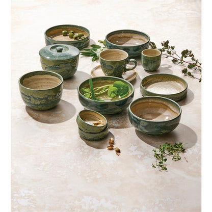 Steelite Aurora Revolution Jade Round Stacking Trays 135mm (12 Pack) vv2479