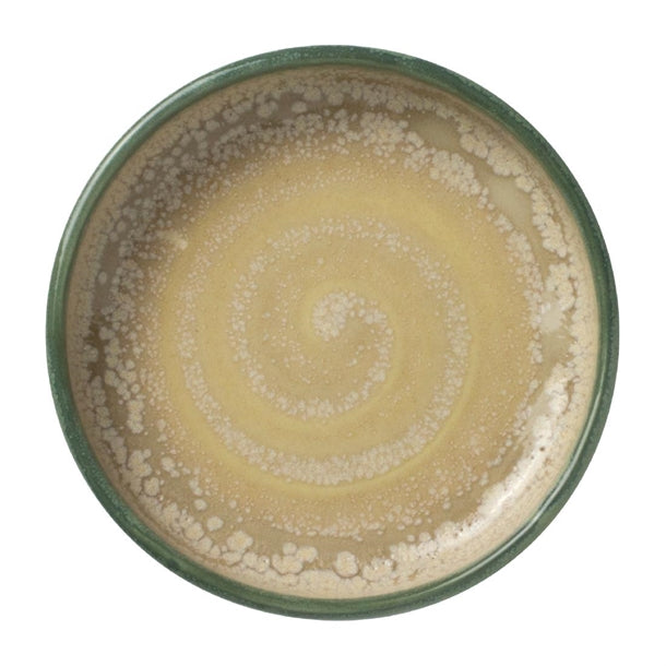 Steelite Aurora Revolution Jade Round Stacking Trays 100mm (12 Pack) vv2480
