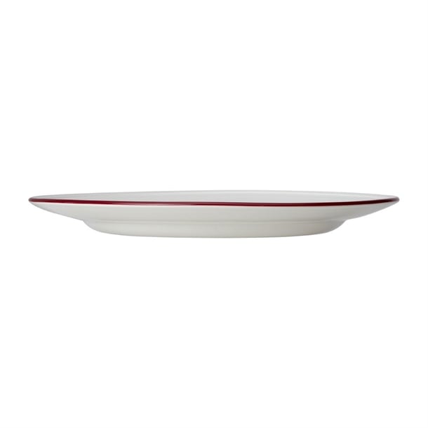 Steelite Bead Maroon Band Plates 285mm (6 Pack) vv2683