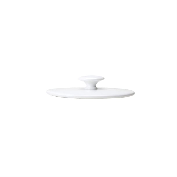 William Edwards Spiro Oval Sugar Bowl Lids White (12 Pack) vv3006