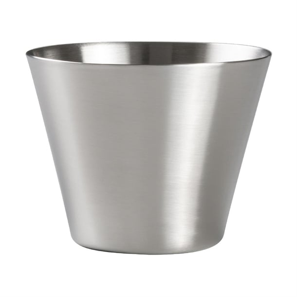 Steelite Creations Metal Satin Fry Cups 340ml (48 Pack) (Direct) vv3417