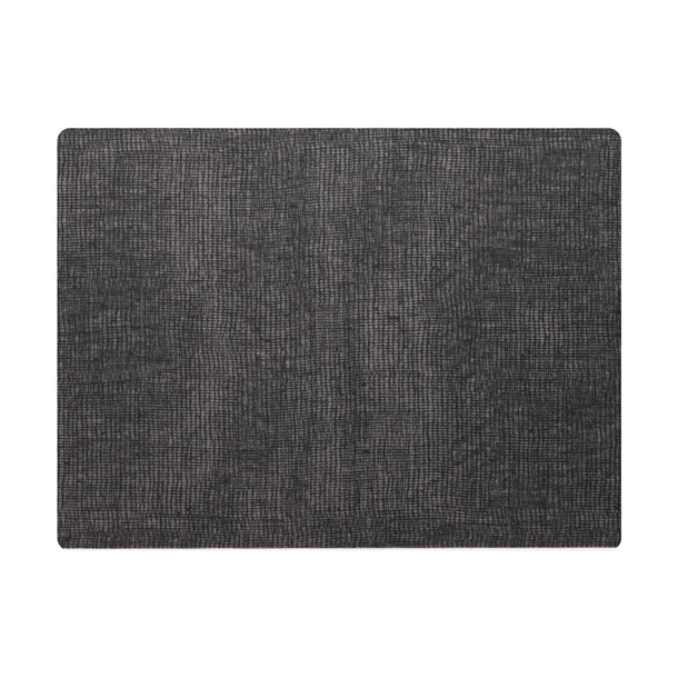 Steelite Modern Twist Silicone Placemat Black Grey 305x400mm (12 Pack) vv3424