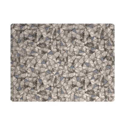 Steelite Modern Twist Silicone Placemat Black Grey Hatch 305x400mm (12 Pack) vv3427