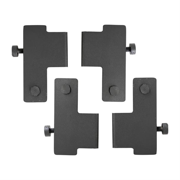 Steelite D.W. Haber Fusion Universal Shelf Holders Fusion Risers Black (4 Pack) vv3445