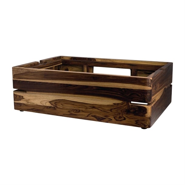Steelite D.W. Haber Fusion Buffet Riser 1/1 Gastronorm Teak vv3446