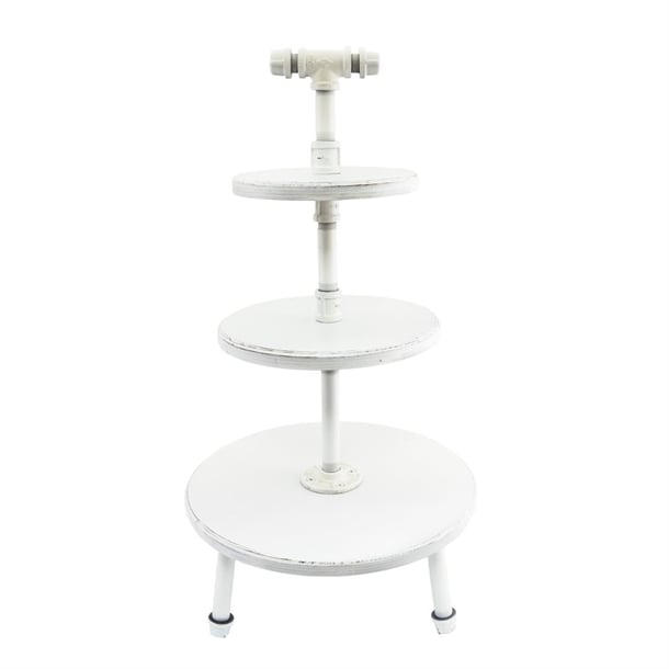 Steelite Aged White Pipe Stand 3-Tier 355x674mm vv3458