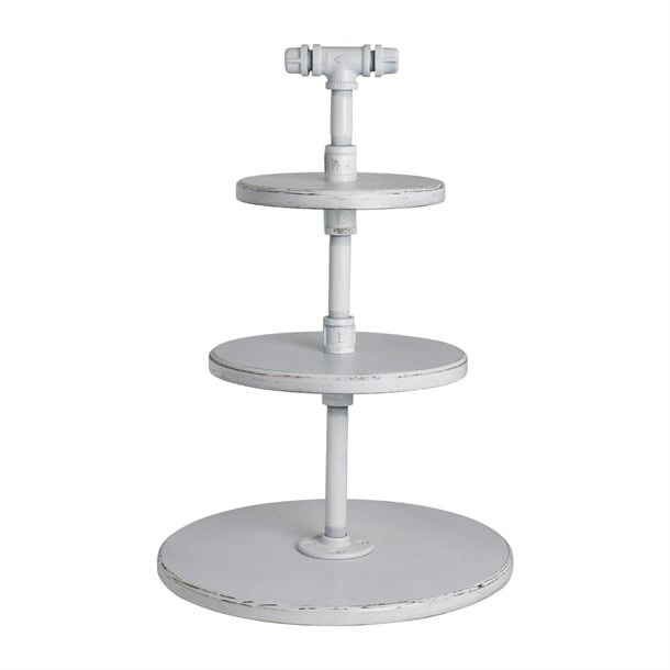 Steelite Aged White Pipe Stand 3-Tier 355x509mm vv3459