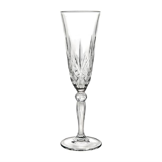 RCR Cristalleria Melodia Champagne Flute 160ml (12 Pack) vv3813