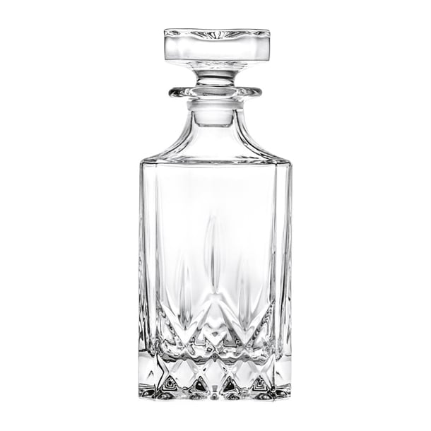 RCR Cristalleria Opera Square Whisky Decanter 750ml (4 Pack) vv3834