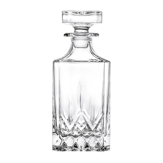 RCR Cristalleria Opera Square Whisky Decanter 750ml (4 Pack) vv3834