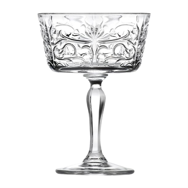 RCR Cristalleria Tattoo Champagne Saucers 268ml (12 Pack) vv3842