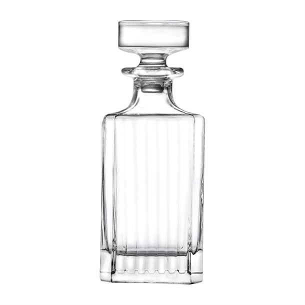 RCR Cristalleria Timeless Square Whisky Decanter 750ml (4 Pack) vv3855