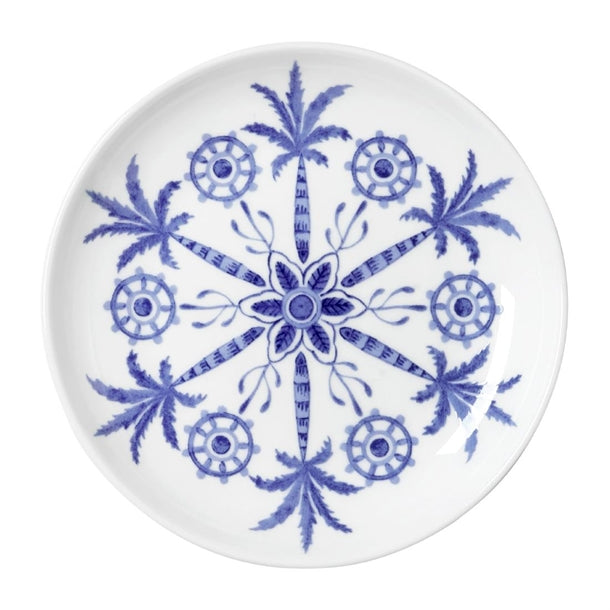 William Edwards Sultan's Garden Blue Butter Dishes Coupe 110mm (24 Pack) vv3974