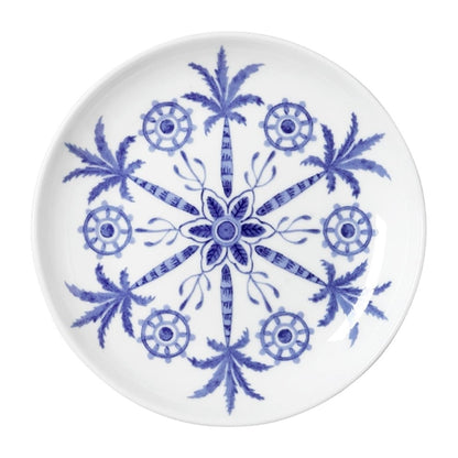 William Edwards Sultan's Garden Blue Butter Dishes Coupe 110mm (24 Pack) vv3974