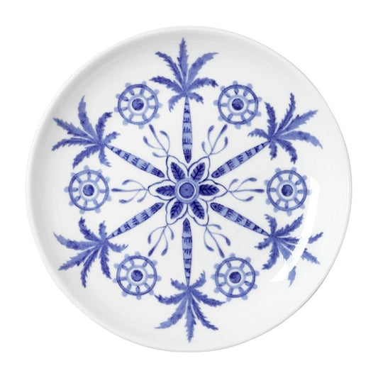 William Edwards Sultan's Garden Blue Butter Dishes Coupe 110mm (24 Pack) vv3974