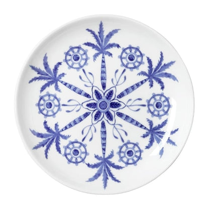 William Edwards Sultan's Garden Blue Butter Dishes Coupe 110mm (24 Pack) vv3974