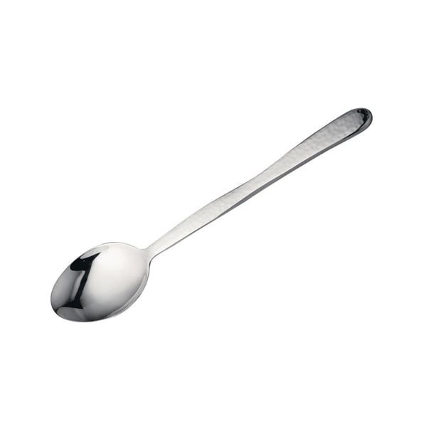 Steelite D.W. Haber Hammered Large Solid Serving Spoon 13" (6 Pack) vv4021