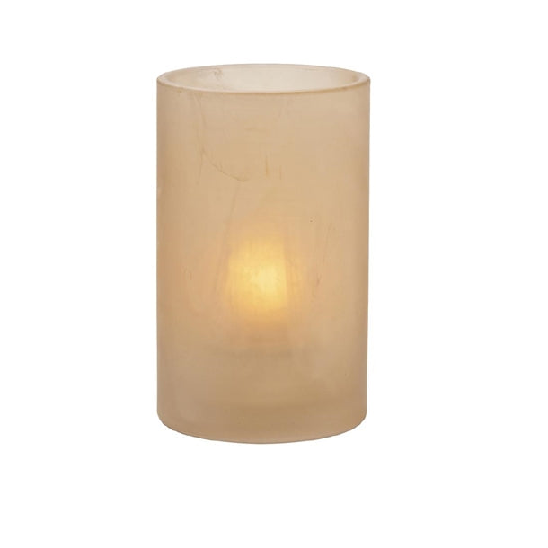 Hollowick Wysp Amber Satin Glasses Cylinder 73mm x 114mm (6 Pack) vv4052