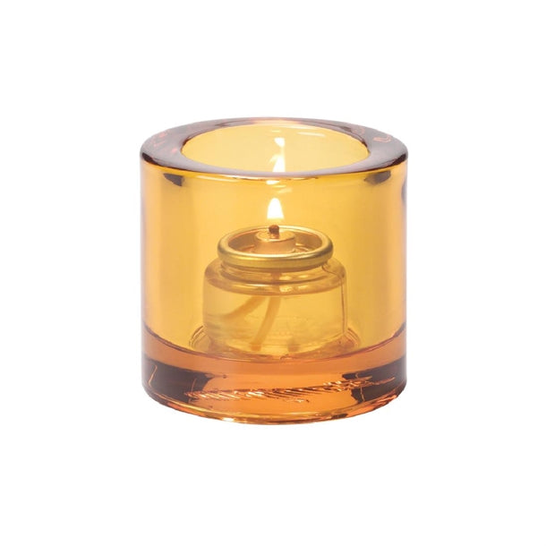 Hollowick Thick Round Amber Tealight 70x 73mm (6 Pack) vv4055