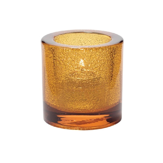 Hollowick Thick Round Amber Jewel Tealight 70x 73mm (6 Pack) vv4056