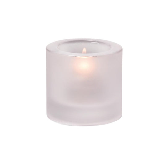 Hollowick Thick Round Satin Crystal Tealight 70x 73mm (6 Pack) vv4058
